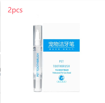 Pet Dental Toothbrush Pen — Tartar Cleaning Tool