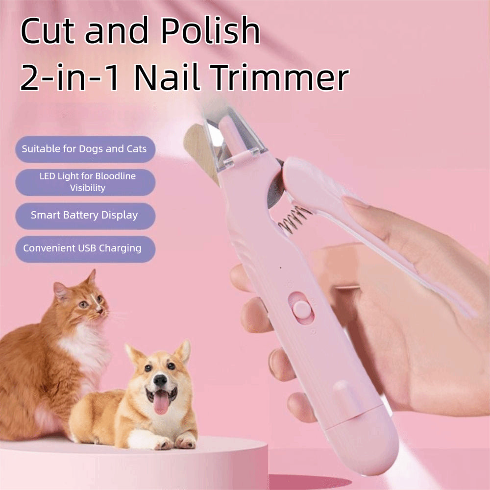 LED Pet Nail Clipper — Quick-Safe Trimmer with Light