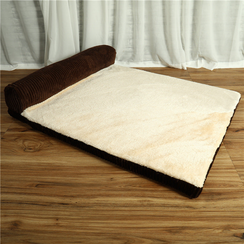 Calming Plush Pet Bed — Cozy Donut Cuddler