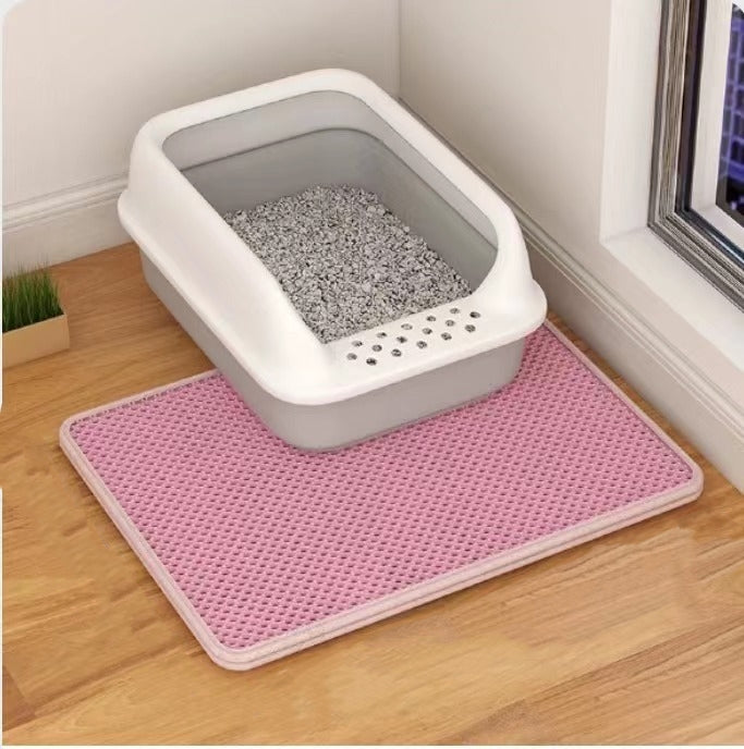 Cat Litter Trapping Mat — Double-Layer Honeycomb