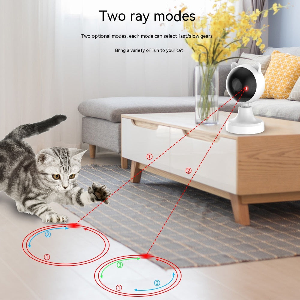 Smart Laser Cat Toy — USB-Rechargeable Interactive Play