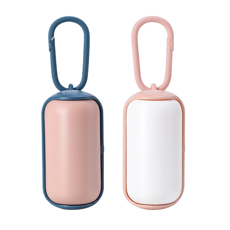 Pet Poop Bag Dispenser — Leash-Clip Holder with Bags