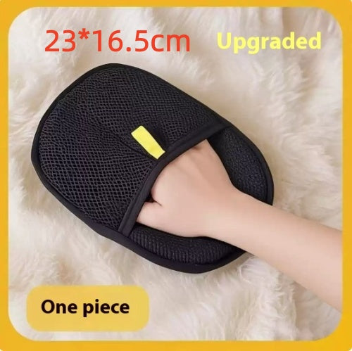 Pet Deshedding Grooming Glove — Gentle Hair Remover Mitt