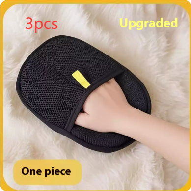 Pet Deshedding Grooming Glove — Gentle Hair Remover Mitt