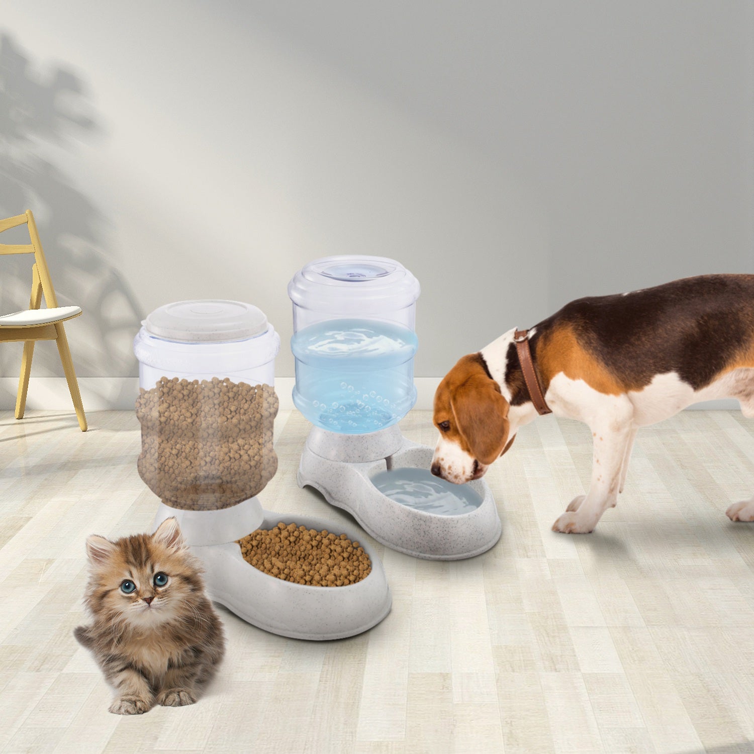 Gravity Pet Water Dispenser — 3.5L Auto-Refill