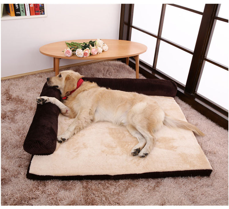 Calming Plush Pet Bed — Cozy Donut Cuddler