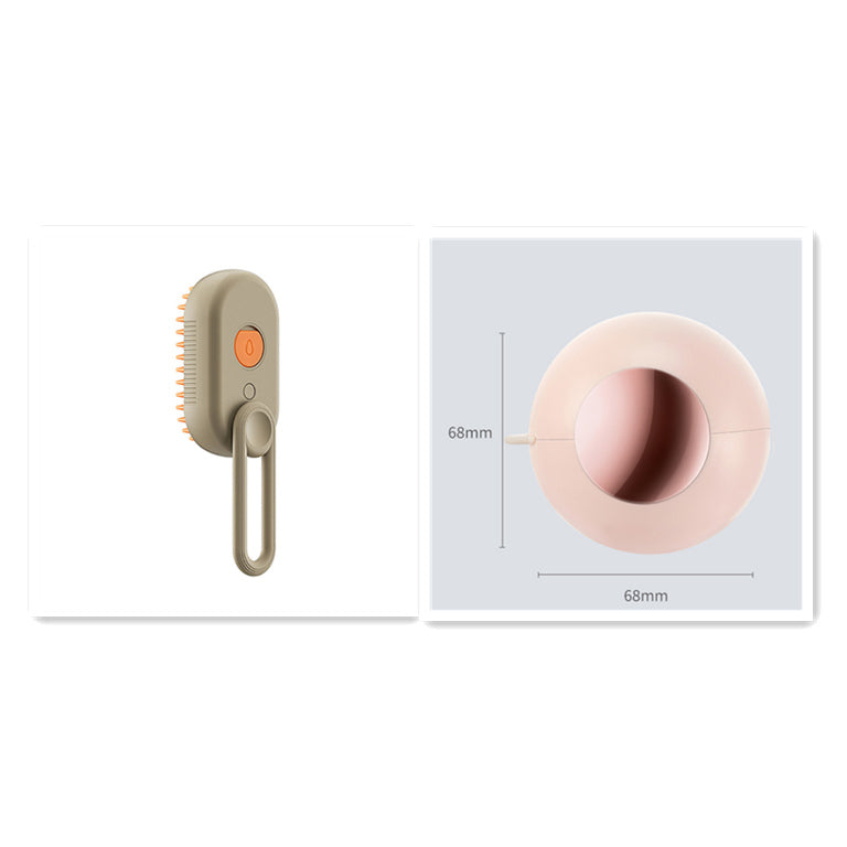 3-in-1 Steam Pet Grooming Brush — Spray, Massage & Deshed