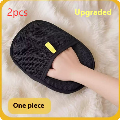 Pet Deshedding Grooming Glove — Gentle Hair Remover Mitt