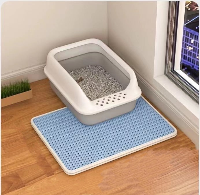 Cat Litter Trapping Mat — Double-Layer Honeycomb