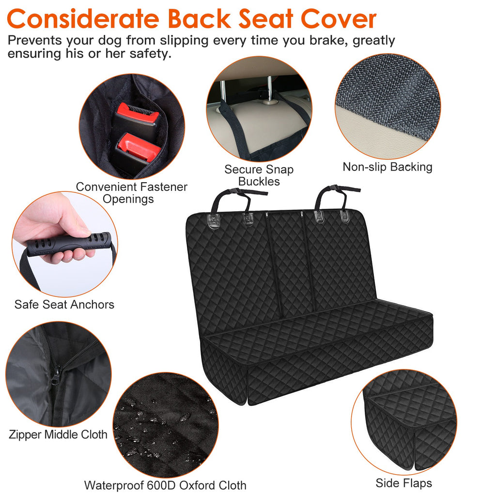 Waterproof Dog Car Seat Cover — Scratchproof Back-Seat Hammock