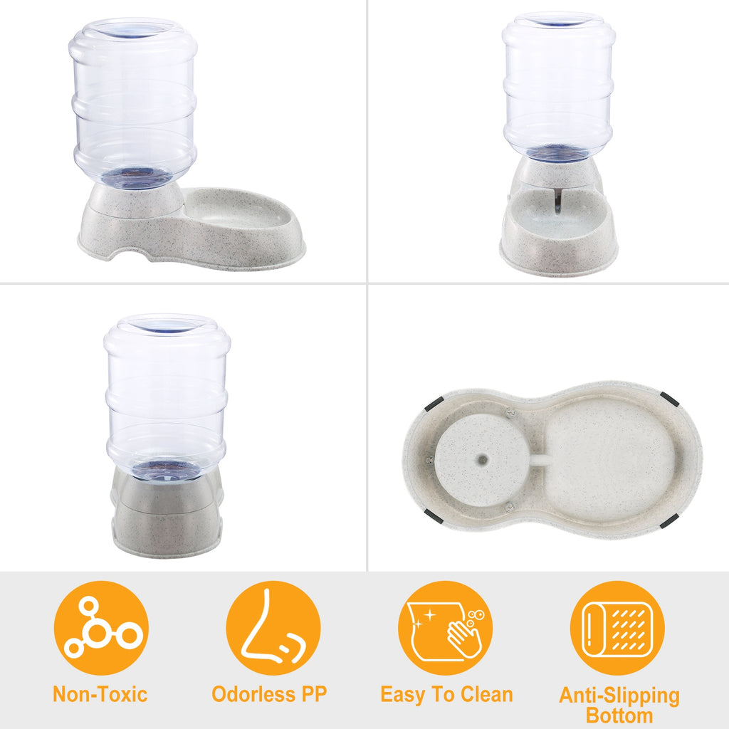 Gravity Pet Water Dispenser — 3.5L Auto-Refill