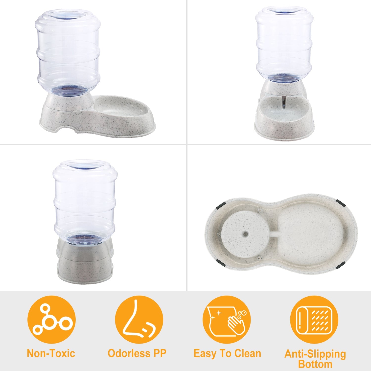 Gravity Pet Water Dispenser — 3.5L Auto-Refill