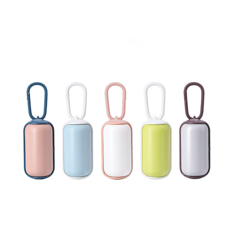 Pet Poop Bag Dispenser — Leash-Clip Holder with Bags