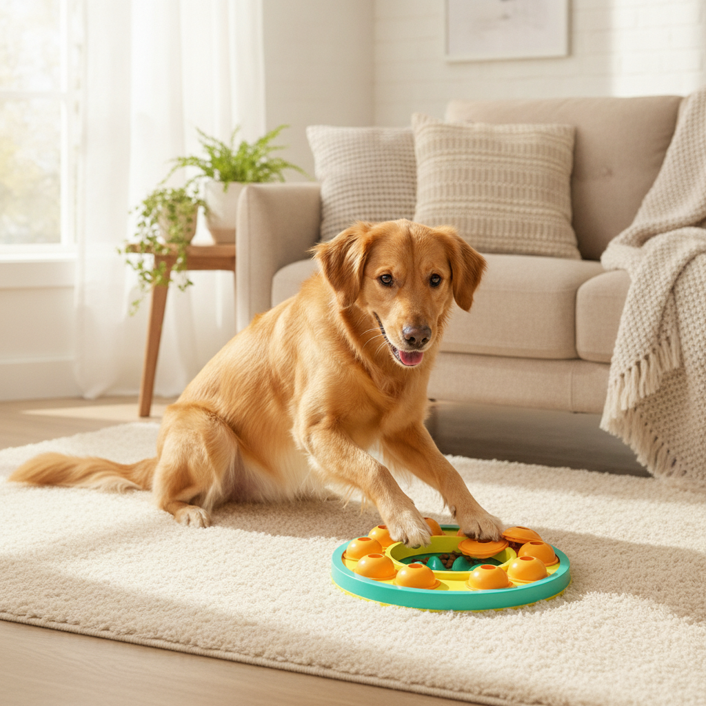 Interactive Puzzle Feeder Bowl — IQ Training & Mental Enrichment