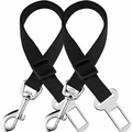 Pet Car Seat Belt (2-Pack) — Adjustable Safety Restraint