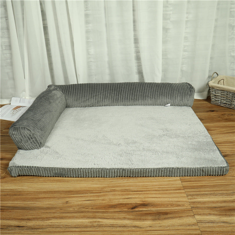 Calming Plush Pet Bed — Cozy Donut Cuddler