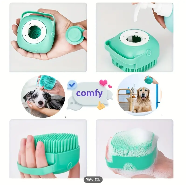 7-Piece Pet Grooming Kit — Self-Cleaning Deshedding Set