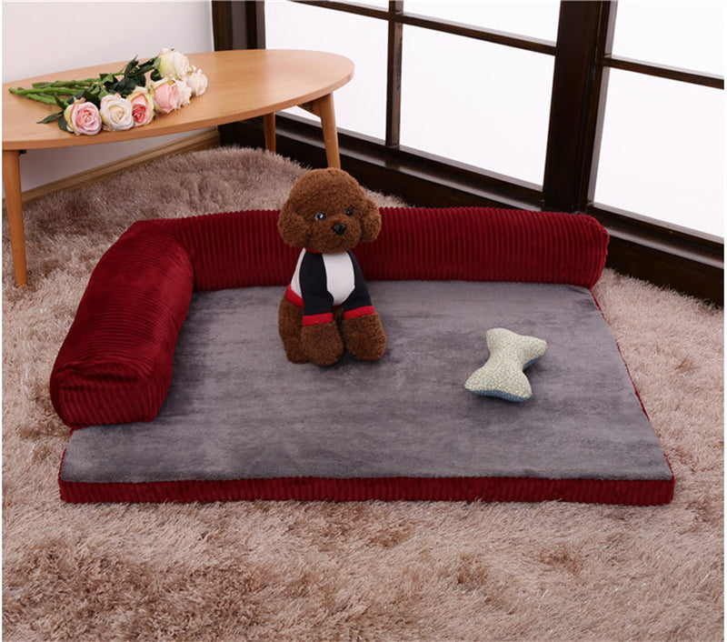 Calming Plush Pet Bed — Cozy Donut Cuddler