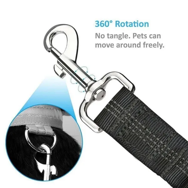 Pet Car Seat Belt (2-Pack) — Adjustable Safety Restraint