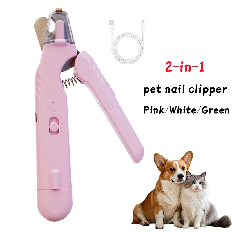 LED Pet Nail Clipper — Quick-Safe Trimmer with Light