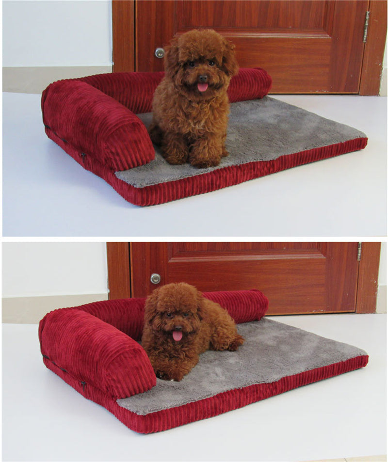 Calming Plush Pet Bed — Cozy Donut Cuddler