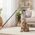 Interactive Flapping Squirrel Cat Toy — Rechargeable & Touch-Activated