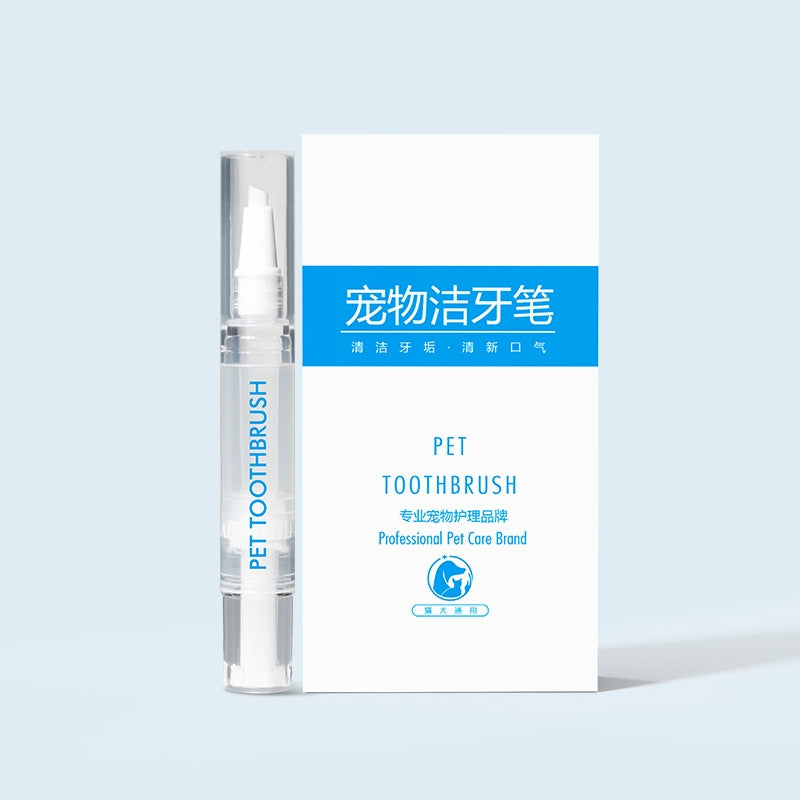 Pet Dental Toothbrush Pen — Tartar Cleaning Tool