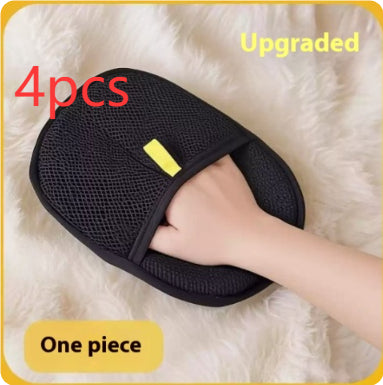 Pet Deshedding Grooming Glove — Gentle Hair Remover Mitt