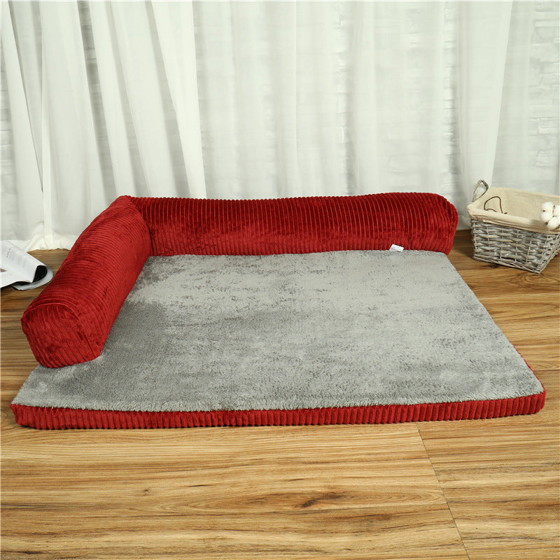 Calming Plush Pet Bed — Cozy Donut Cuddler