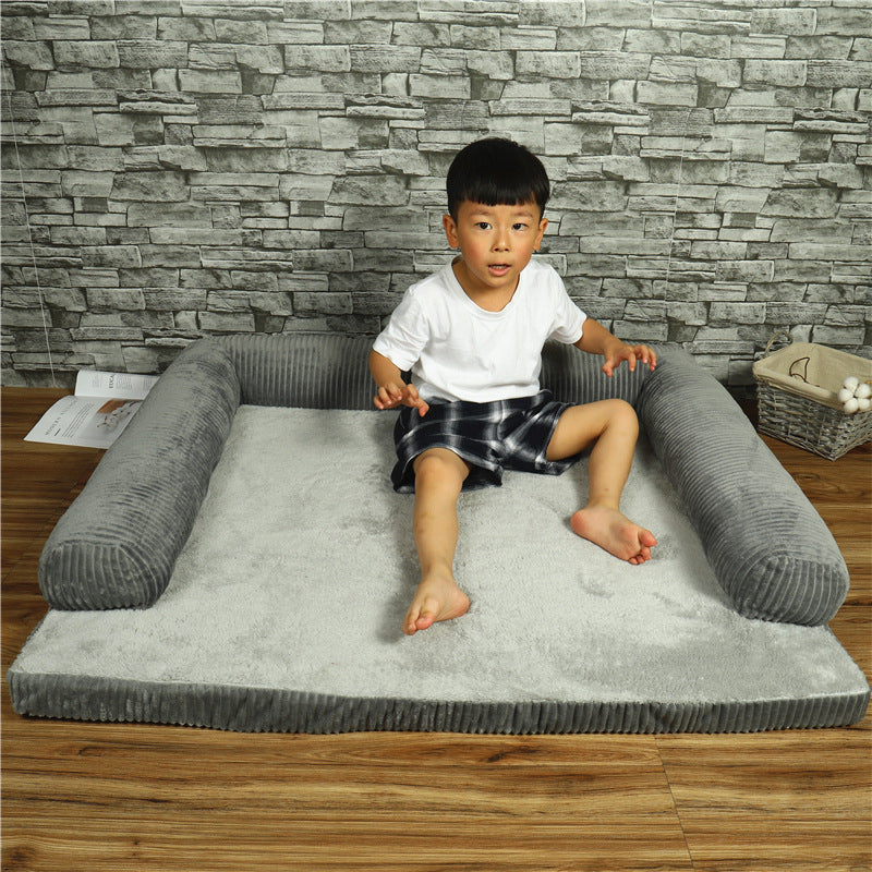 Calming Plush Pet Bed — Cozy Donut Cuddler