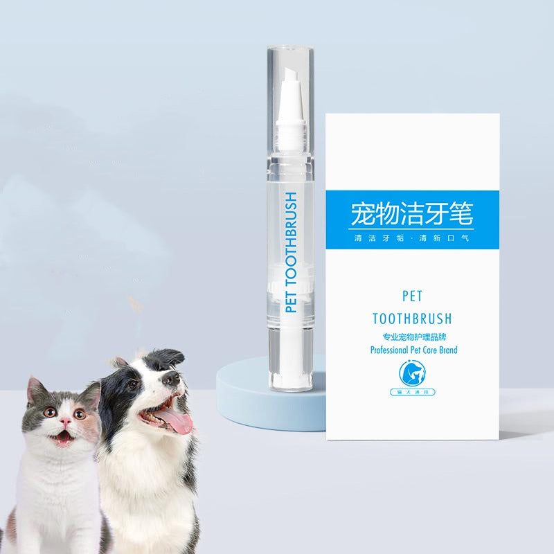 Pet Dental Toothbrush Pen — Tartar Cleaning Tool