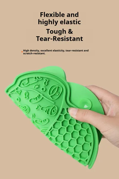 Lick Mat with Strong Suction — Slow Feeder for Dogs & Cats