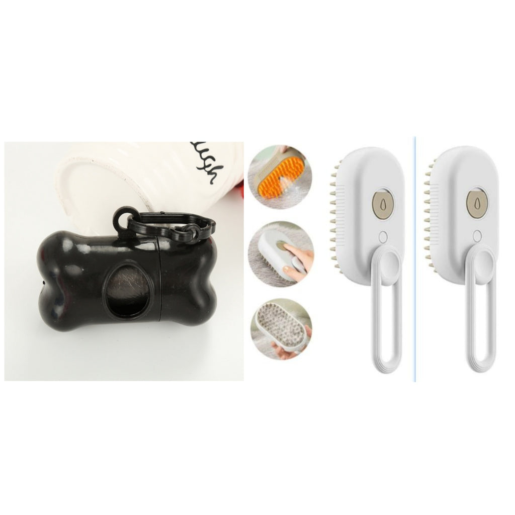 3-in-1 Steam Pet Grooming Brush — Spray, Massage & Deshed
