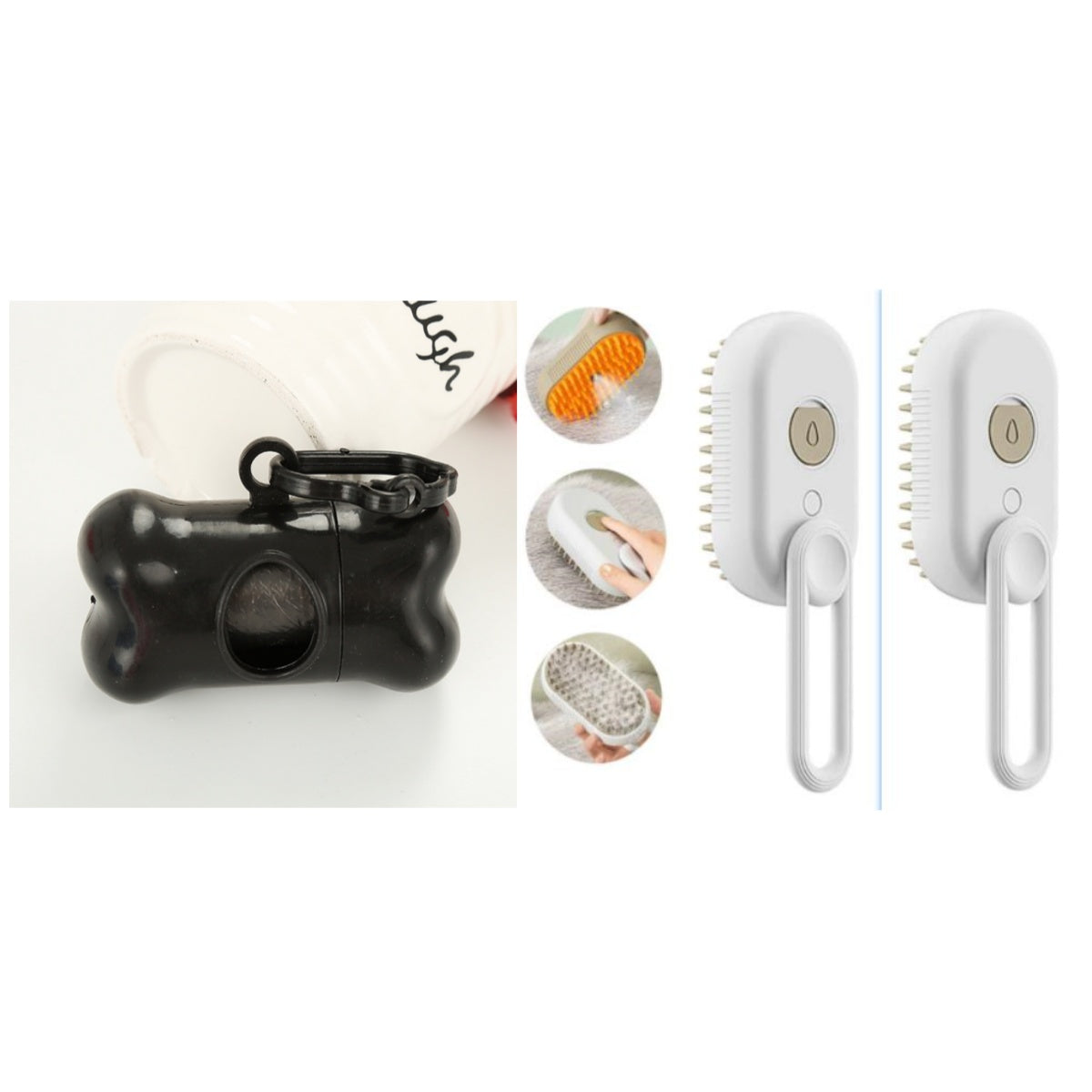 3-in-1 Steam Pet Grooming Brush — Spray, Massage & Deshed