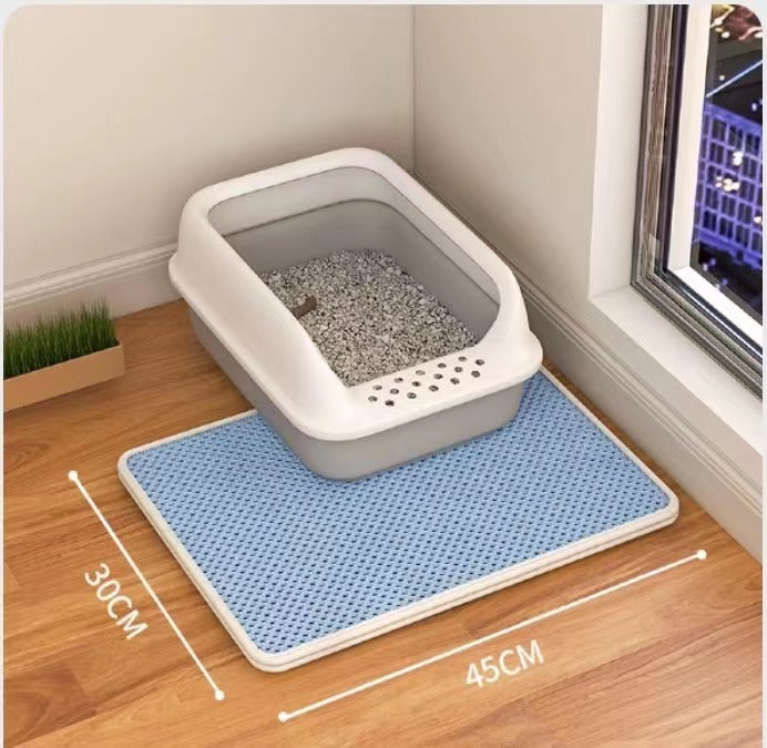 Cat Litter Trapping Mat — Double-Layer Honeycomb