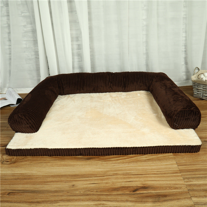 Calming Plush Pet Bed — Cozy Donut Cuddler