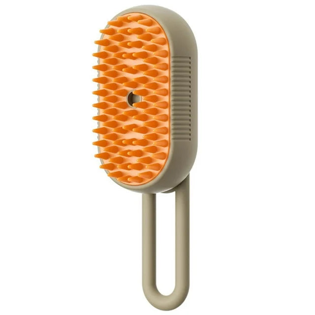 3-in-1 Steam Pet Grooming Brush — Spray, Massage & Deshed