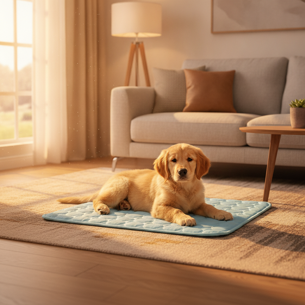 Pet Cooling Mat — Self-Cooling Gel Pad for Summer