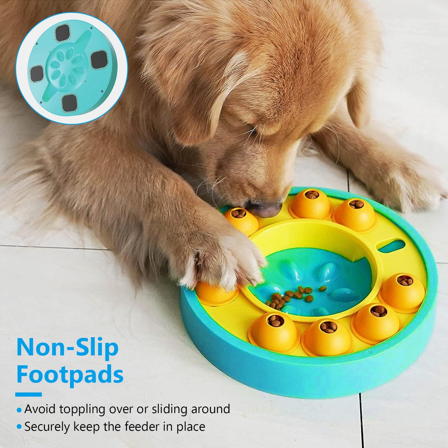 Interactive Puzzle Feeder Bowl — IQ Training & Mental Enrichment