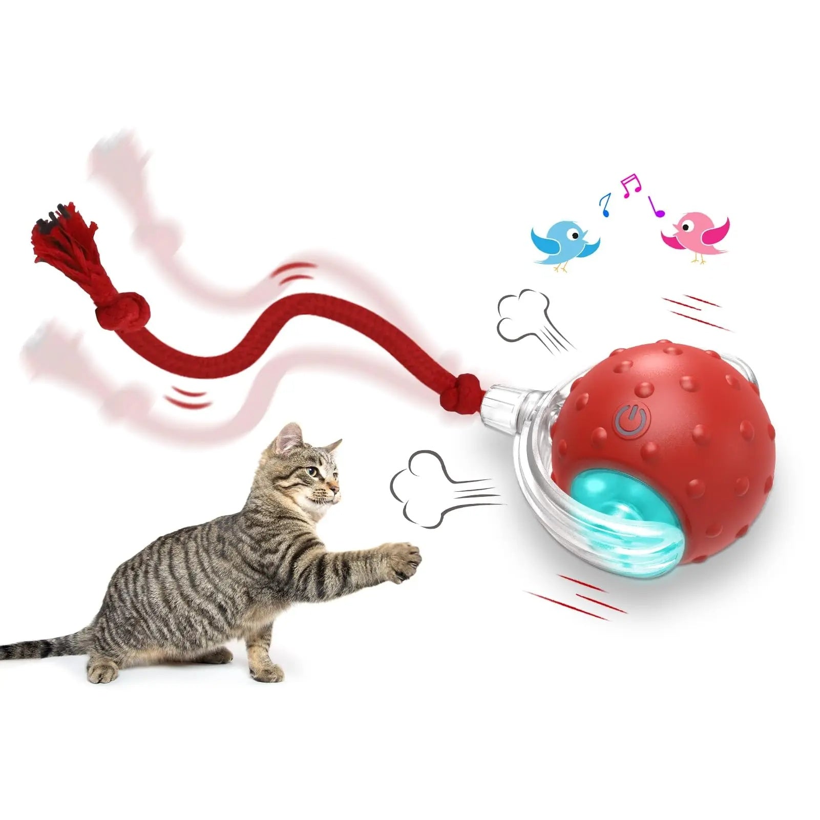 Interactive Rolling Ball Cat Toy — Endless Chase Fun